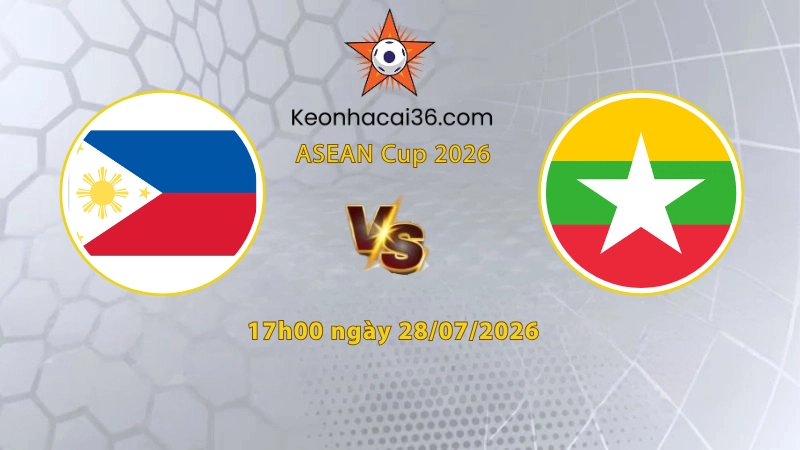 Soi kèo Philippines vs Myanmar, 17h00 ngày 28/07: Lợi thế sân nhà